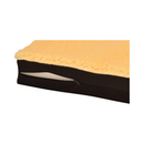 Nova Medical Gel & Memory Foam with Sheep Skin Top U-Shape Cutout Wheelchair Cushion