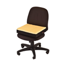 Nova Medical Gel & Memory Foam with Sheep Skin Top Wheelchair Cushion