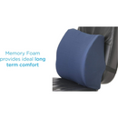NOVA Medical Memory Foam Lumbar Cushion with Removeable Cover