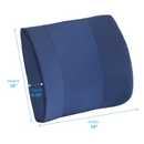 NOVA Medical Memory Foam Lumbar Cushion with Removeable Cover