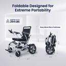 VOCIC V53 Lightweight Foldable Power Wheelchair