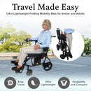 ZiiLIF X1 24V 300W Carbon Fiber Electric Wheelchair - 275lbs Capacity