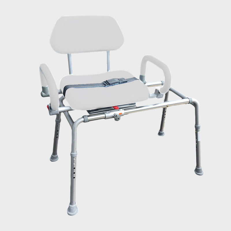 Platinum Health Group Carousel Sliding Transfer Shower Bath Bench with Swivel Seat