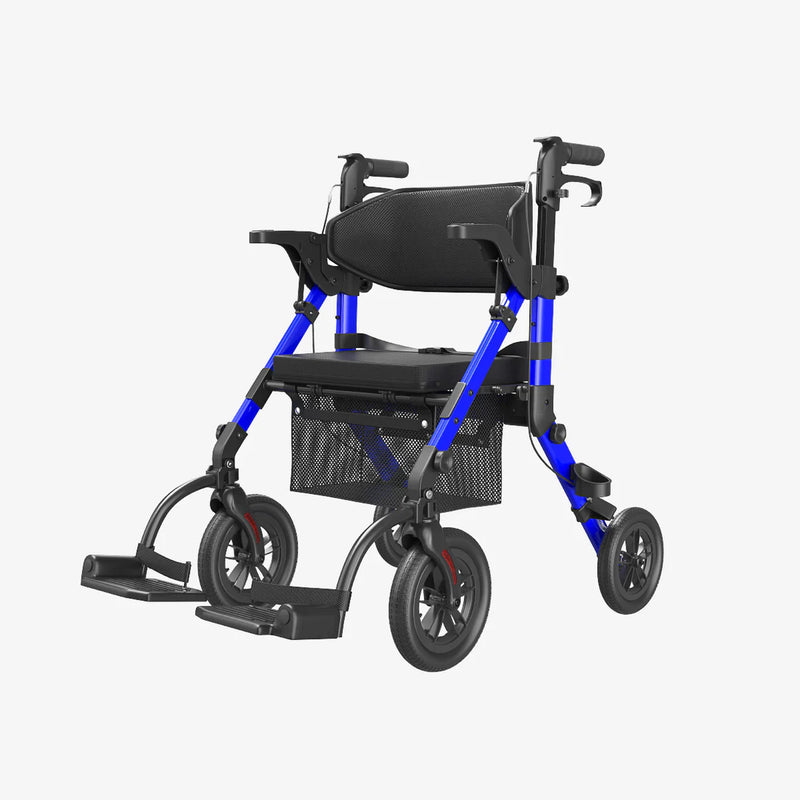 VOCIC Z21 Rollator Walker for Seniors with Seat, Folding, Adjustable Height