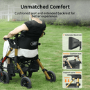 VOCIC Z21 Rollator Walker for Seniors with Seat, Folding, Adjustable Height