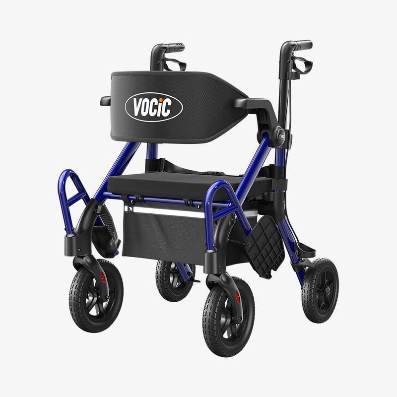 VOCIC Z55 2 in 1 Foldable Walker Wheelchair Combo 2025 Upgraded