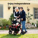 VOCIC Z55 2 in 1 Foldable Walker Wheelchair Combo 2025 Upgraded