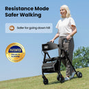 VOCIC Z63 Rollator Walker with Big Rubber Wheels