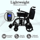 ZiiLIF X1 24V 300W Carbon Fiber Electric Wheelchair - 275lbs Capacity