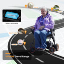 Paiseec W1 24V 400W 2-in-1 Electric Transport Wheelchair - 300lbs Capacity