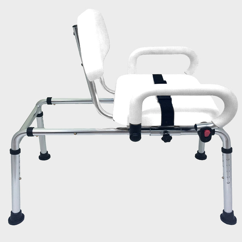 Platinum Health Group The Original Carousel Sliding Transfer Shower Bath Bench with Swivel Seat for Physically Handicapped or Disabled. ***FREE ONLINE BONUS OFFER***