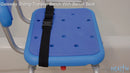 Platinum Health Group Gateway Premium Sliding Bath Transfer Bench with Swivel Seat PADDED