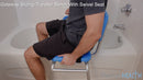 Platinum Health Group Gateway Premium Sliding Bath Transfer Bench with Swivel Seat PADDED