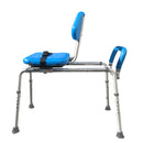 Platinum Health Group Gateway Premium Sliding Bath Transfer Bench with Swivel Seat PADDED