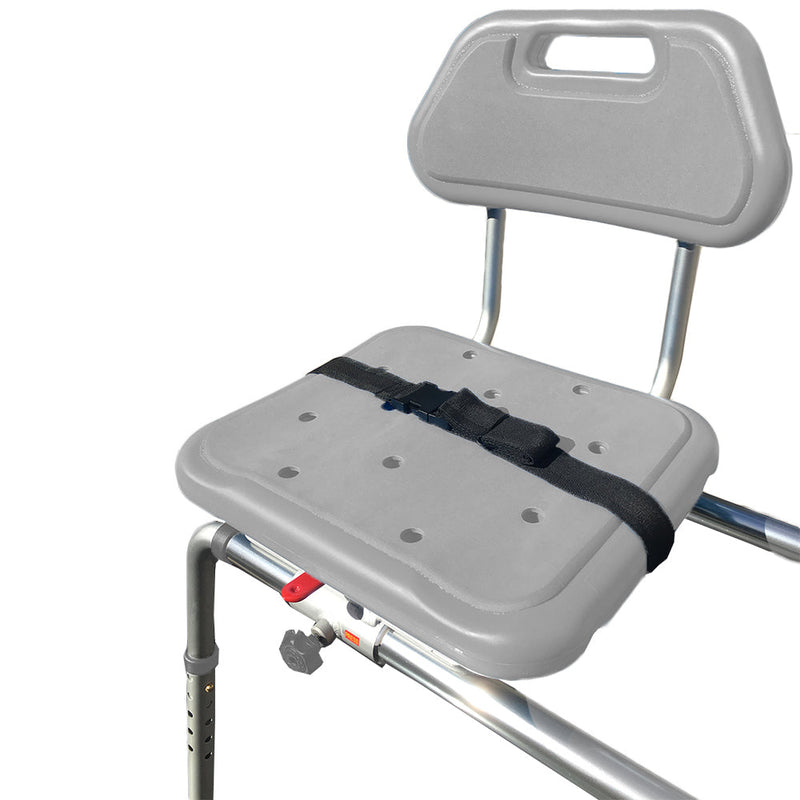 Platinum Health Group Gateway Premium Sliding Bath Transfer Bench with Swivel Seat PADDED