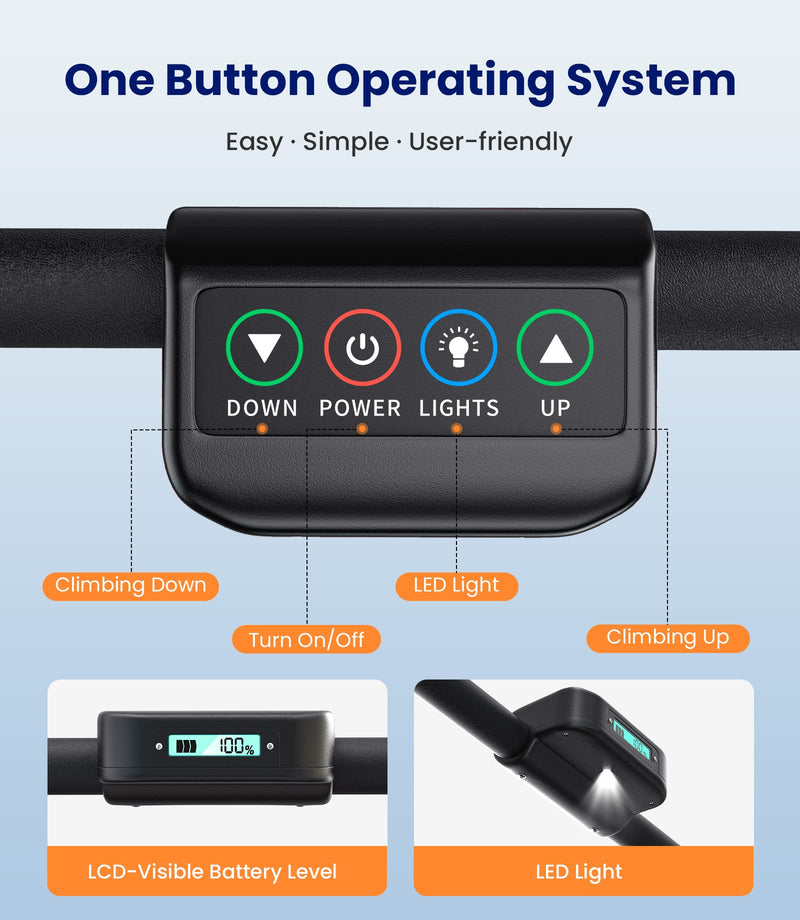 VOCIC AY04 Electric-Wheelchairs-for-Adults,Folding Power Wheelchair