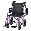 Nova Medical Lightweight Transport Chair with Large Rear Wheels