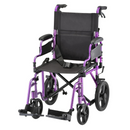 Nova Medical Lightweight Transport Chair With One-Grip Locking Handbrakes