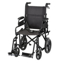 Nova Medical Lightweight Transport Chair With One-Grip Locking Handbrakes