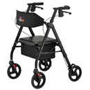 Nova Medical 4258 Star 8 OS Lightweight Rollator with Quick-Fit Push-Button