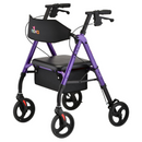 Nova Medical Star 8 OS Lightweight Rollator Walker with Quick-Fit Push-Button - Multiple Colors