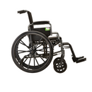 Nova Medical L-Series Lightweight Hammertone Steel Wheelchair with Flip Back Detachable Arms & Swing Away Footrest