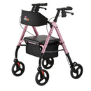 Nova Medical Star 8 OS Lightweight Rollator Walker with Quick-Fit Push-Button - Multiple Colors