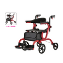 Nova Medical Gemini Hybrid 2-In-1 Walker Rollator & Transport Chair