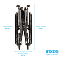 Nova Medical Reclining Wheelchair with Full Arms & Elevating Leg Rests