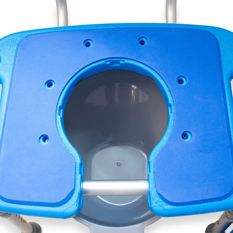 Platinum Health Group Samson Deluxe Bariatric 3 in 1 Shower/Bath/Commode Chair - 600lb Capacity