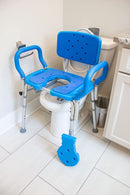 Platinum Health Group Samson Deluxe Bariatric 3 in 1 Shower/Bath/Commode Chair - 600lb Capacity