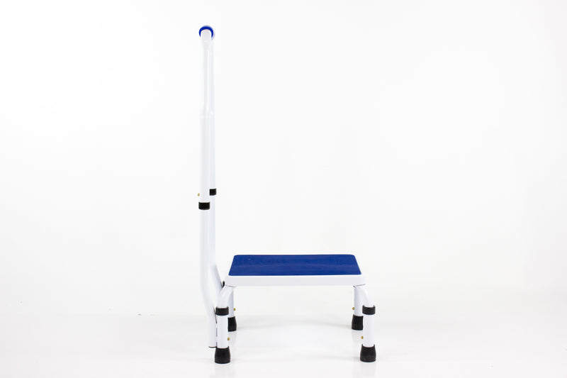 Platinum Health Group AdjustaStep Deluxe Step Stool with Handrail - Available in 300lb and 750lb Weight Capacity