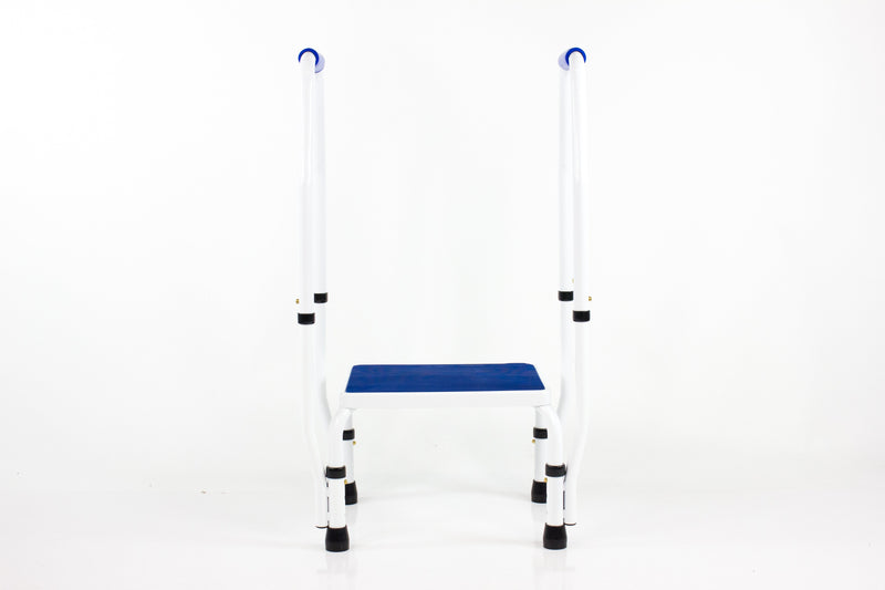 Platinum Health Group AdjustaStep DoubleSafe Deluxe Step Stool with Dual Handrail - Weight Capcity 300lb and 750lb