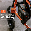 SuperHandy GoRide 2.0 Electric 48V Wheelchair - 300Lbs Capacity